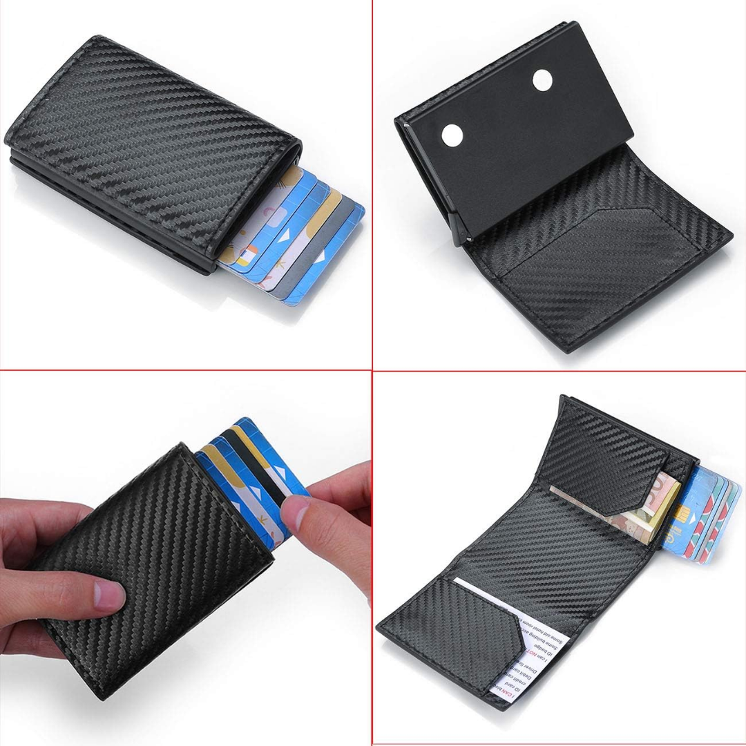 Billetera de cuero premium con Protección RFID