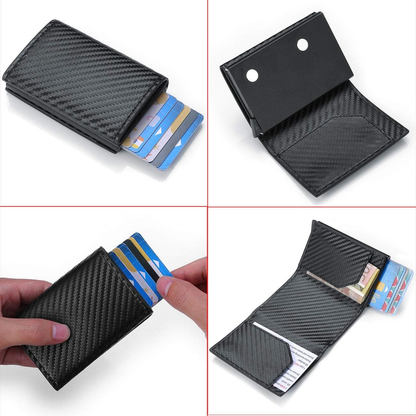 Billetera de cuero premium con Protección RFID