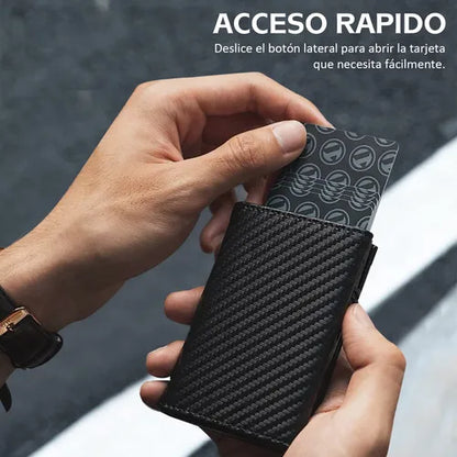 Billetera de cuero premium con Protección RFID